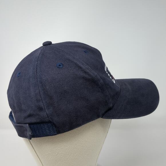 Clark Pest Control Strapback Hat Blue One Size Embroidered Wear Guard - Picture 5 of 9